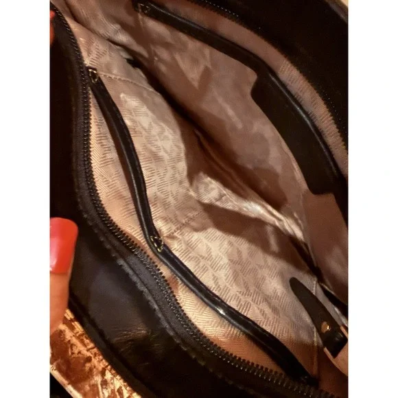 Michael Kors Jet Set Sport Logo Bag Crossbody File Zipper Baltic Blue - Picture 11 of 11